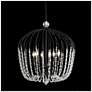 2_Voliere 29.5" High Matte Black Pendant Light more views