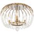 Voliere 3-Lt Semi-Flush - Ceiling Light - Havana Gold