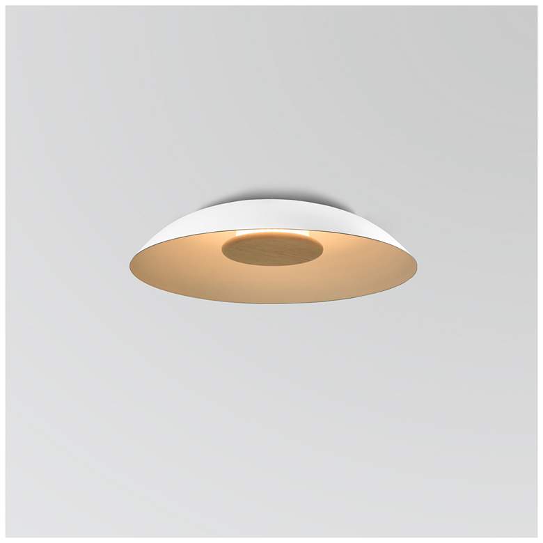 Image 1 Volo 24 inch Blanc White 3000K LED Flush Mount