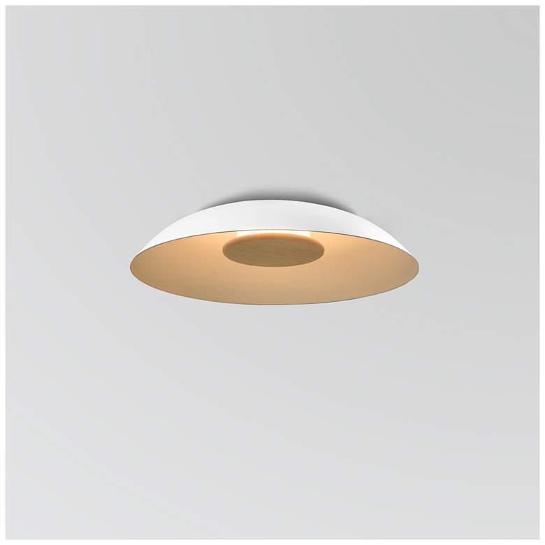 Image 1 Volo 24" Blanc White 3500K LED Flush Mount