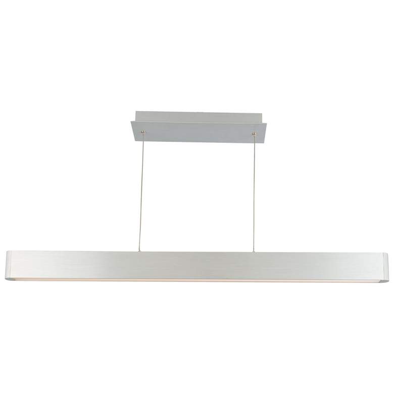 Image 1 Volo 3.25 inchH x 44.47 inchW 1-Light Pendant in Brushed Aluminum