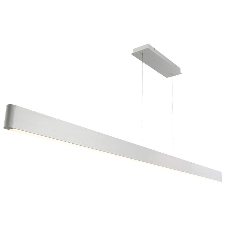 Image 1 Volo 3.25 inchH x 74.5 inchW 1-Light Pendant in Brushed Aluminum
