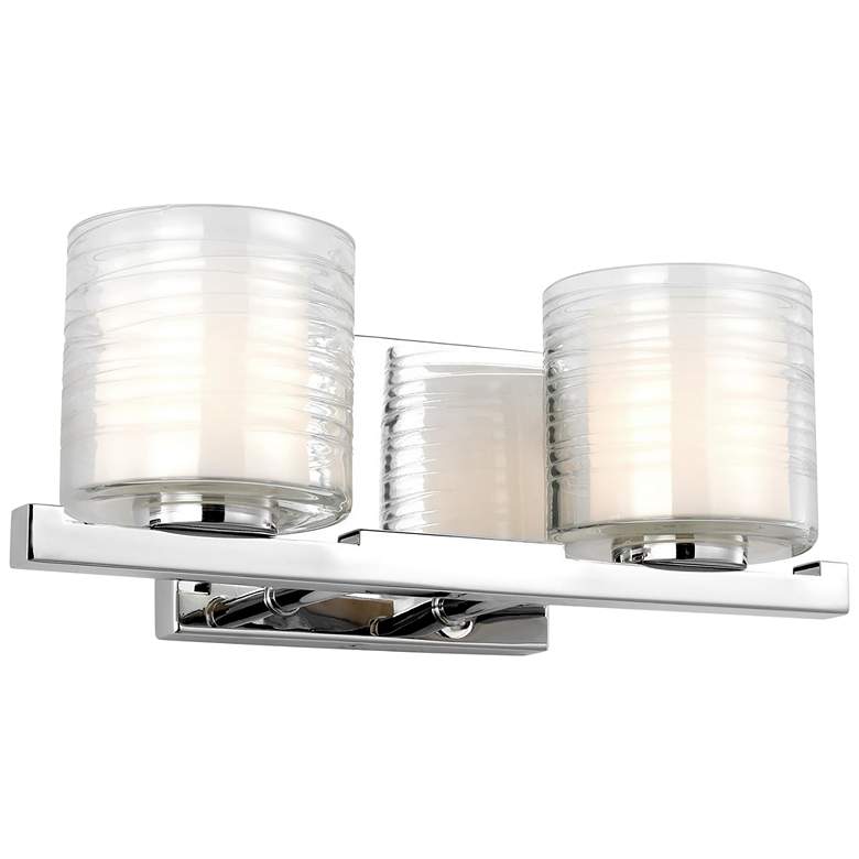 Image 1 Volo 5 1/2 inch High Chrome 2-Light Wall Sconce