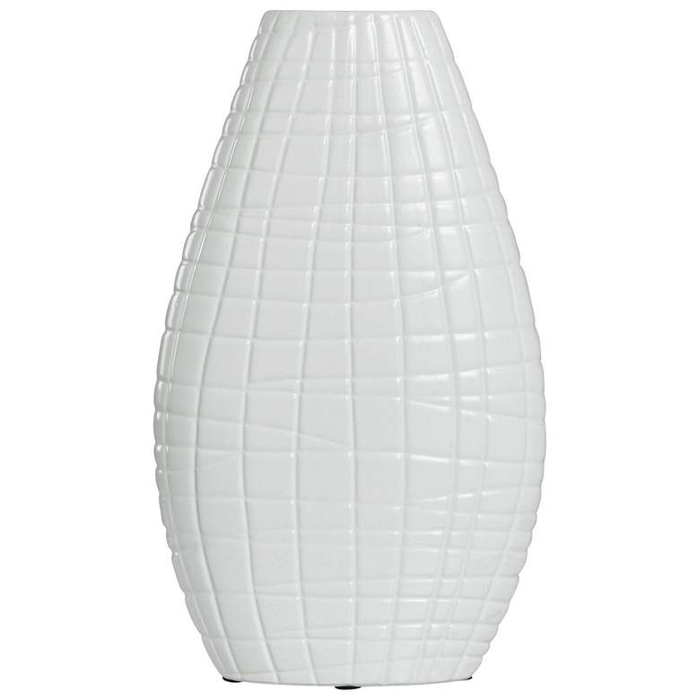 Image 1 Volos Matte White Ceramic Vase