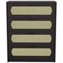 7_Volpey 31 1/2" Wide Espresso Wood Rattan 4-Drawer Chest more views