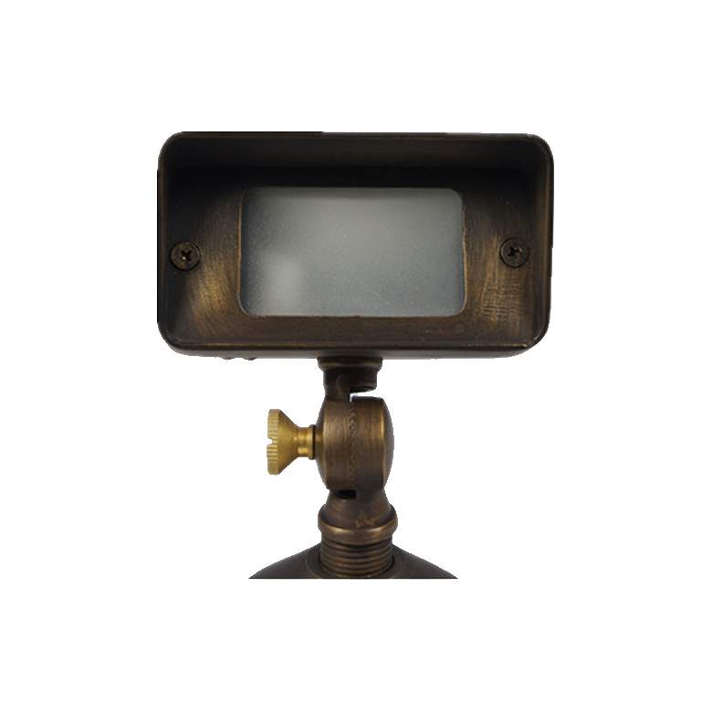 Image 2 Volta 2" High Cast Brass Landscape Flood Light more views