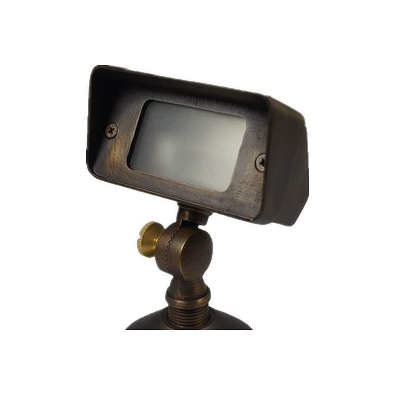 Image 4 Volta 2 inch High Cast Brass Landscape Flood Light more views