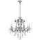 Voltaire Collection 26" Wide Chrome Finish Traditional Chandelier