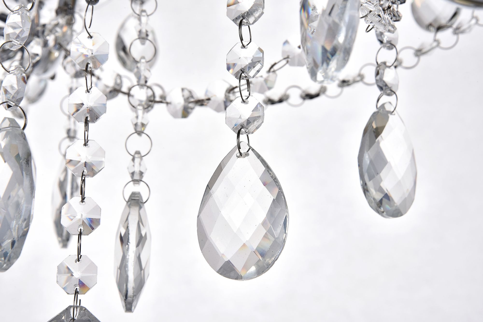 Voltaire Collection Chandelier D22 H22 Lt:5 Chrome Finish