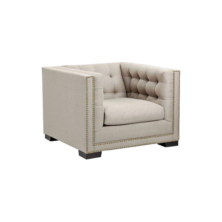 Image 1 Voltaire Marino Taupe Armchair