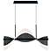 Voltik 40" LED Chandelier Black