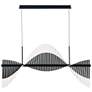 1_Voltik 59" LED Chandelier Black