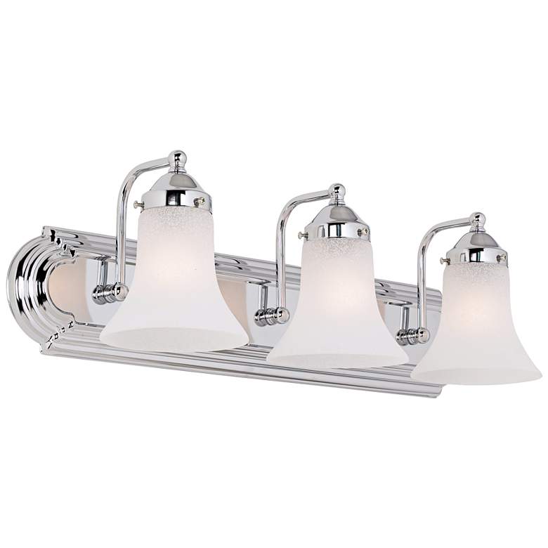 Image 1 Volusia 24" Wide Polished Chrome 3-Light Bath Vanity Light