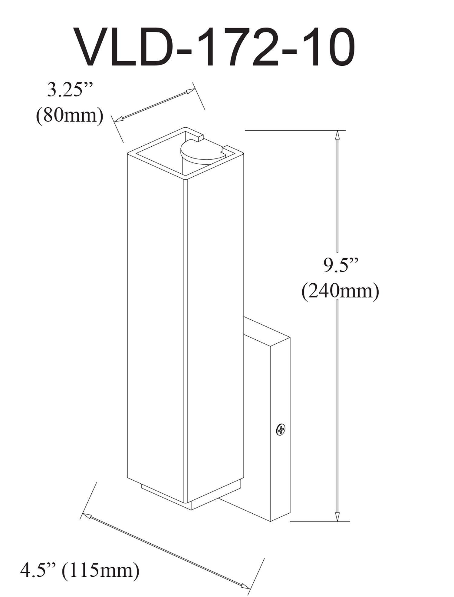 Image 3 Vonte 9.5" High Matte Black Light 12W Wall Sconce With White Glass more views