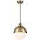 Vorey 13" Wide Oxidized Aged Brass Globe Pendant Light