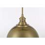 Vorey 13" Wide Oxidized Aged Brass Globe Pendant Light