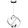 Vortex 14" Wide Brushed Steel LED Pendant Light