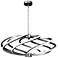 Vortex 33 1/4" Wide Brushed Steel LED Pendant Light
