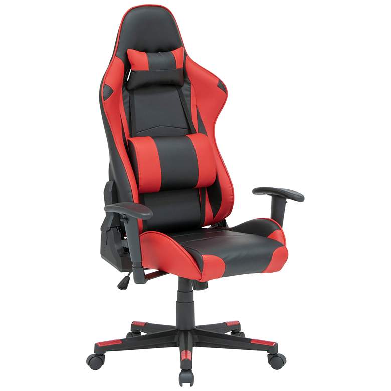 Image 2 Vortex Black Red Adjustable High Back Gaming/Office Chair