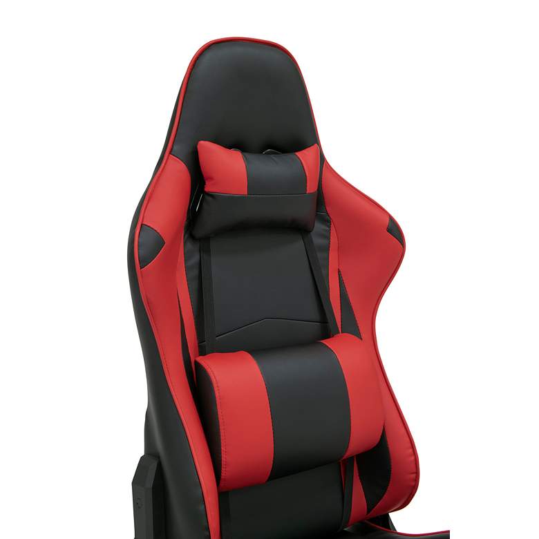 Image 5 Vortex Black Red Adjustable High Back Gaming/Office Chair more views