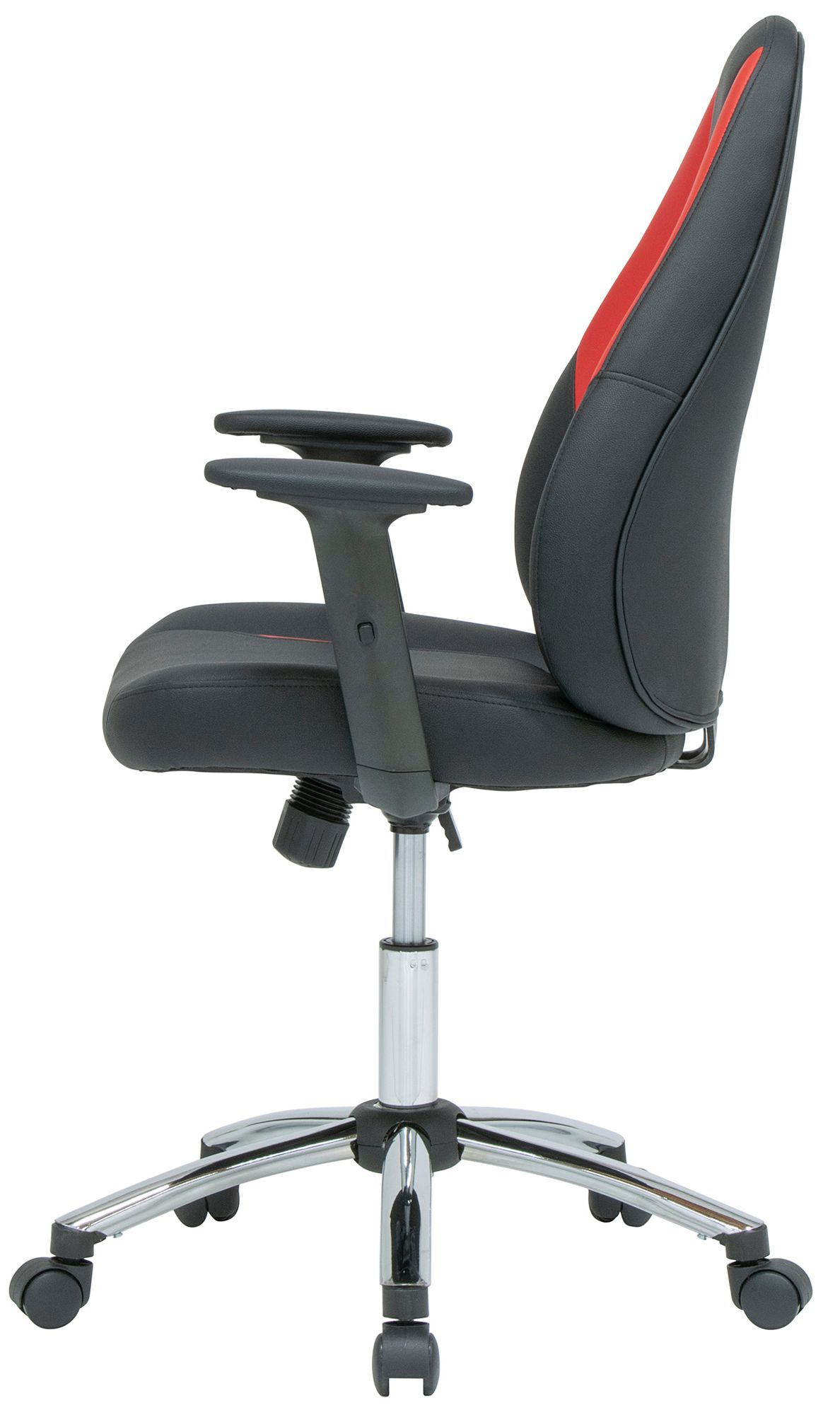 Vortex Black Red Adjustable Swivel Gaming/Office Chair in scene