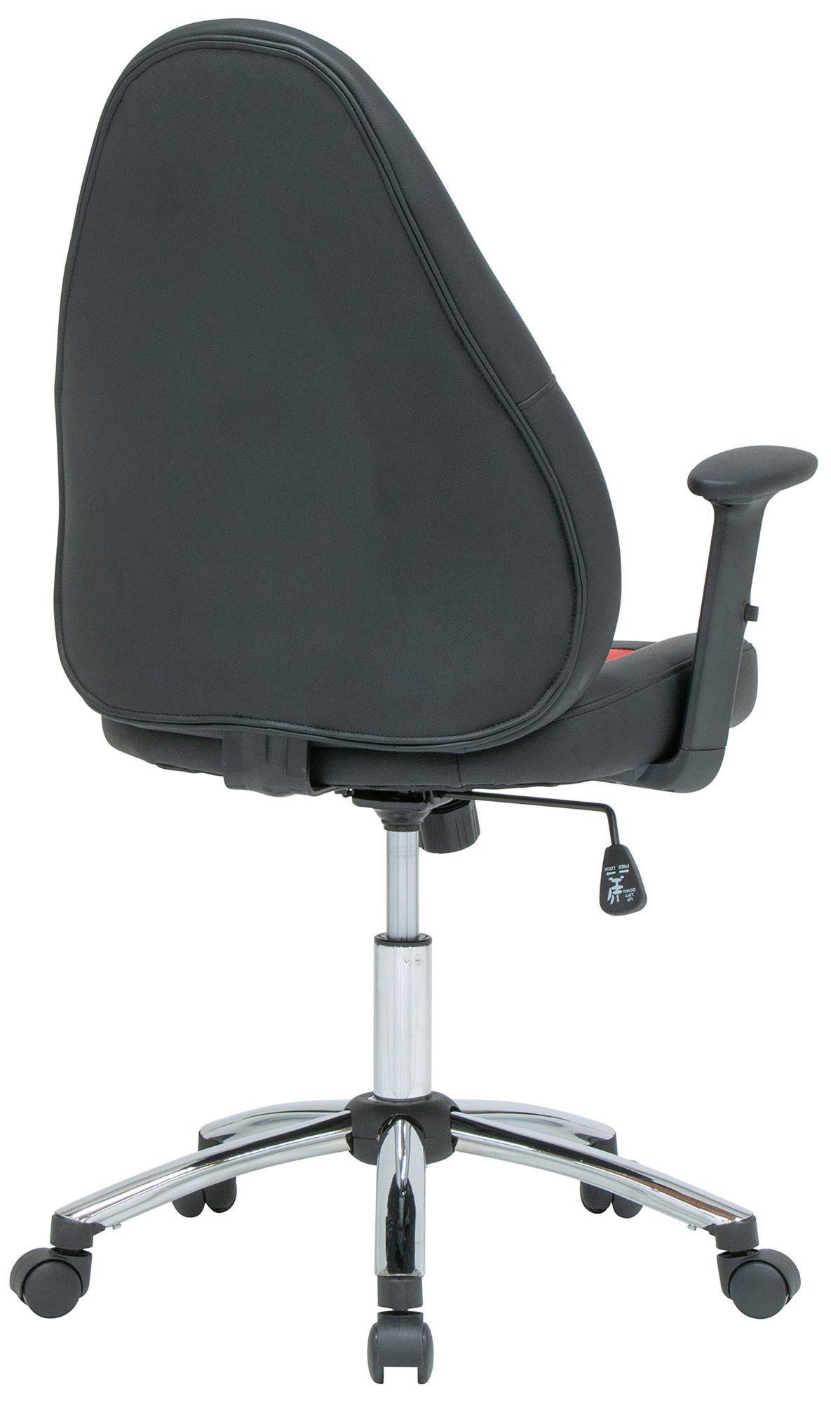 Vortex Black Red Adjustable Swivel Gaming/Office Chair in scene