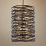 Thumbnail1 of Vortic Flow 21" Wide Dark Bronze and Gold 10-Light Pendant