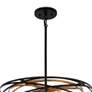 Thumbnail4 of Vortic Flow 21" Wide Dark Bronze and Gold 10-Light Pendant more views