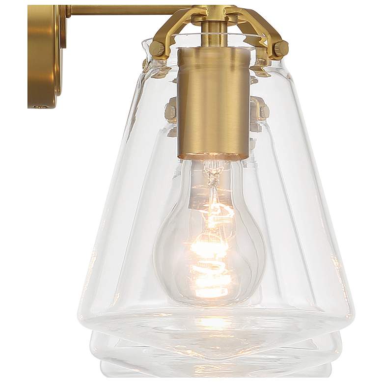 Image 5 Voss 3 Light Luxe Gold Bathroom Vanity more views