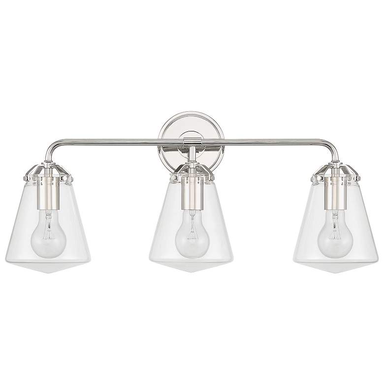 Image 2 Voss 3 Light Polished Nickel Bathroom Vanity more views