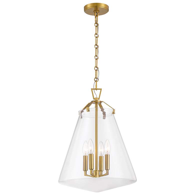 Image 2 Voss 4 Light Luxe Gold Pendant