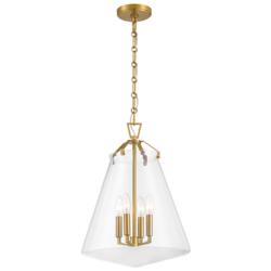 Voss 4 Light Luxe Gold Pendant