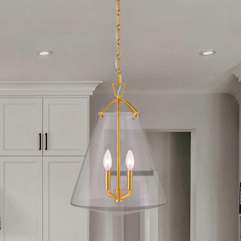 Image 1 Voss 4 Light Luxe Gold Pendant