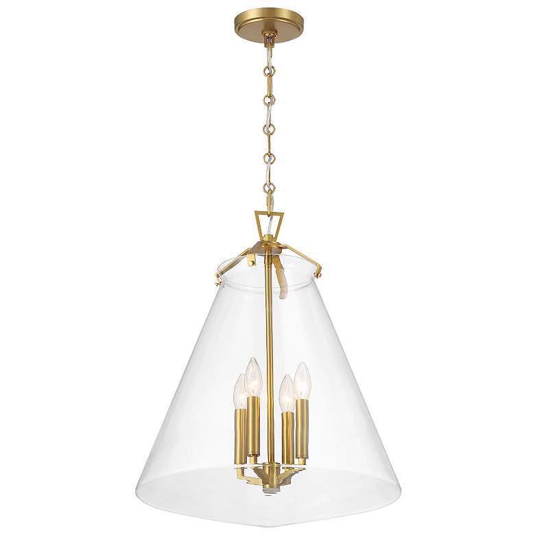 Image 2 Voss 4 Light Luxe Gold Pendant