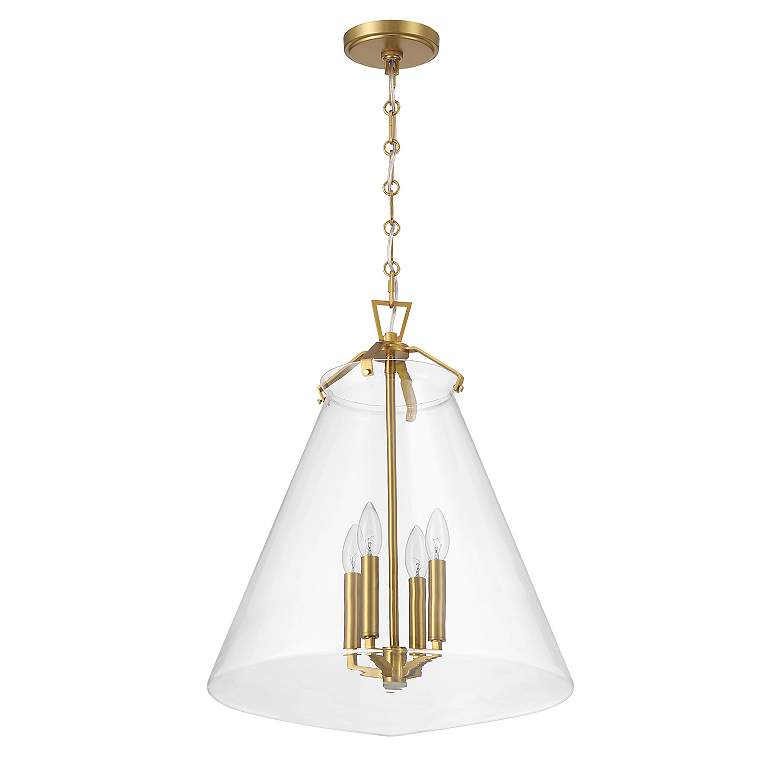 Image 3 Voss 4 Light Luxe Gold Pendant more views
