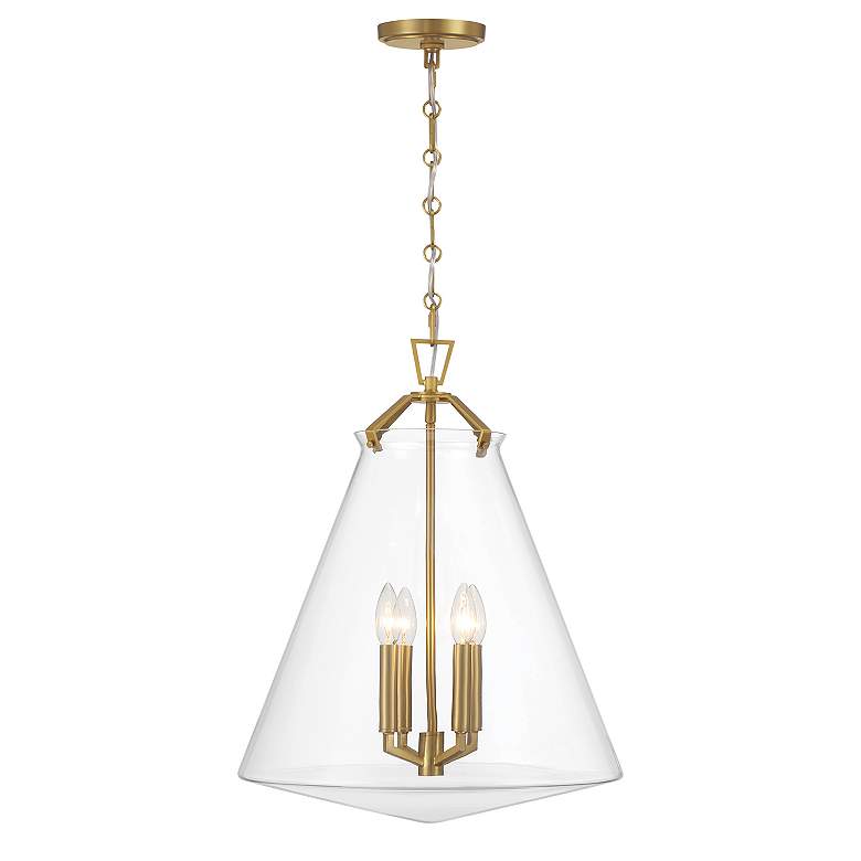 Image 4 Voss 4 Light Luxe Gold Pendant more views
