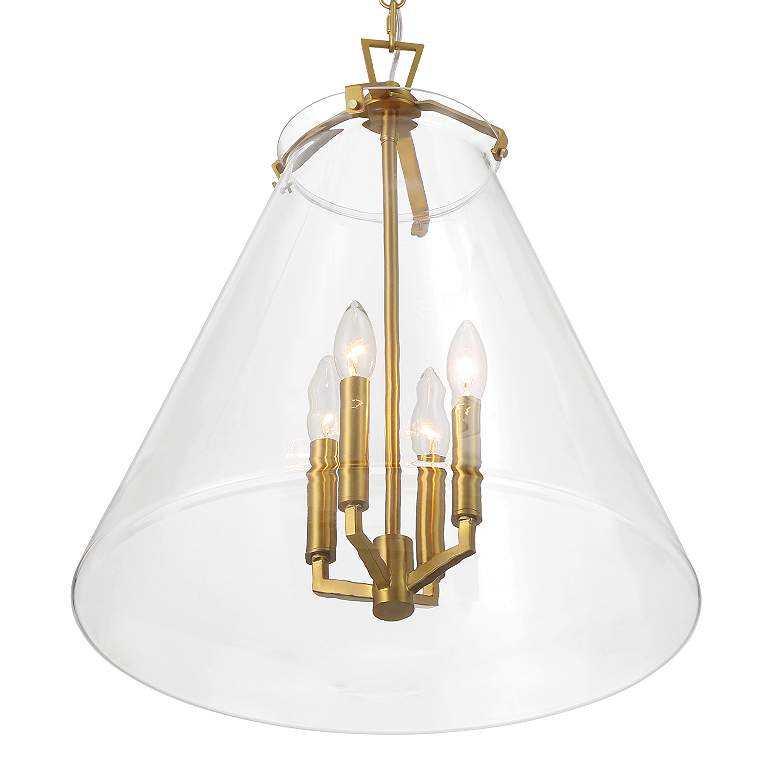 Image 6 Voss 4 Light Luxe Gold Pendant more views