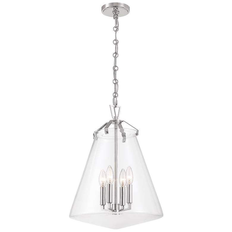 Image 2 Voss 4 Light Polished Nickel Pendant