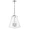 Voss 4 Light Polished Nickel Pendant