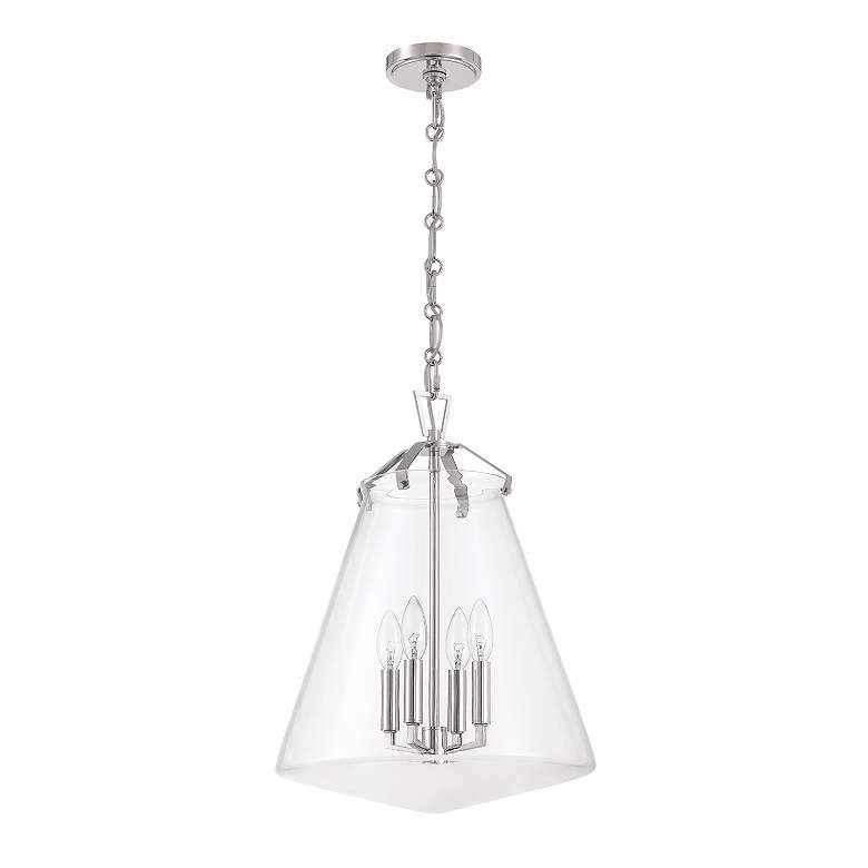 Image 3 Voss 4 Light Polished Nickel Pendant more views
