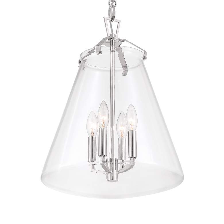 Image 6 Voss 4 Light Polished Nickel Pendant more views
