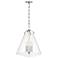 Voss 4 Light Polished Nickel Pendant