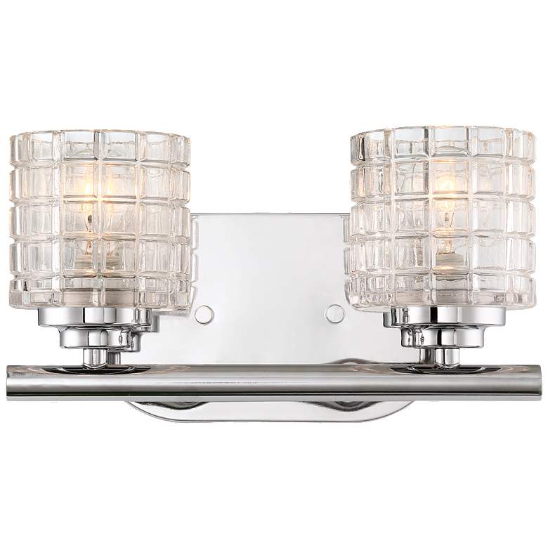 Image 1 Votive; 2 Light; Vanity with Clear Glass