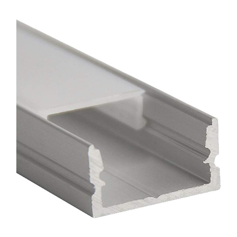 Image 1 Vox 98.42"W Stainless Steel Channel Rail for Strip Light