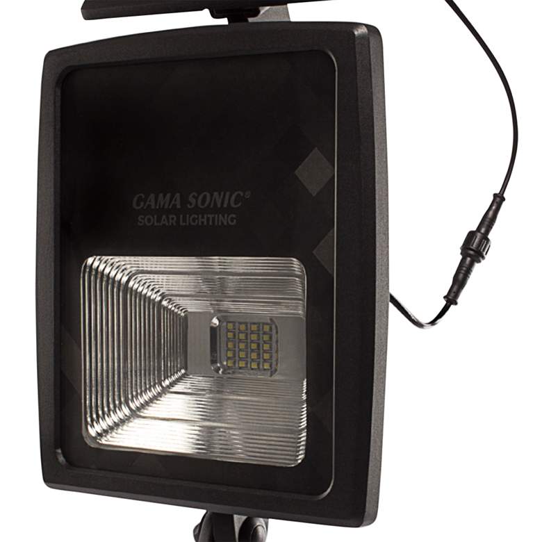 Image 2 Voxx 18 inch High Black Solar Warm White LED Outdoor Flood Light more views