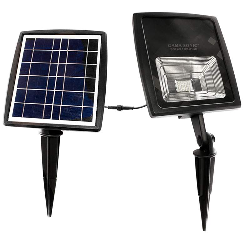 Image 3 Voxx 18 inch High Black Solar Warm White LED Outdoor Flood Light more views