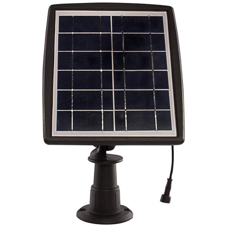 Image 4 Voxx 18 inch High Black Solar Warm White LED Outdoor Flood Light more views