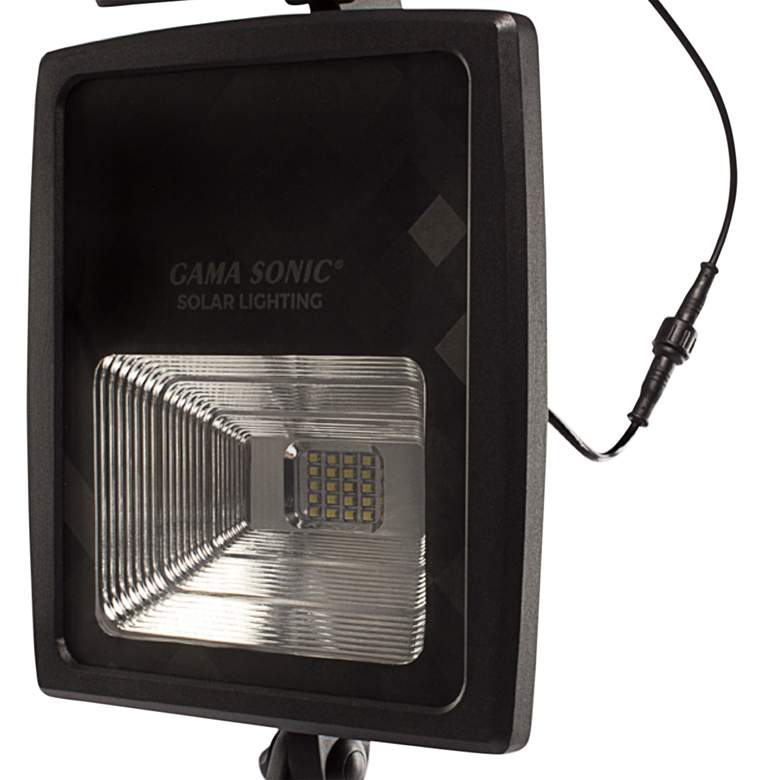 Image 2 Voxx 18 inchH Black Solar Bright White LED Outdoor Flood Light more views