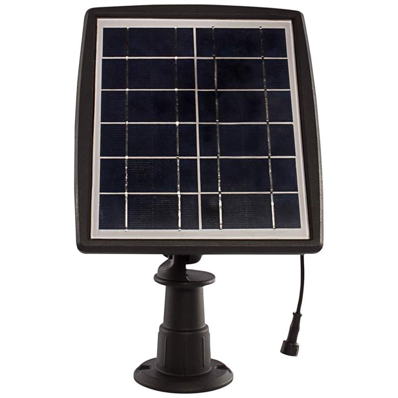Image 4 Voxx 18 inchH Black Solar Bright White LED Outdoor Flood Light more views