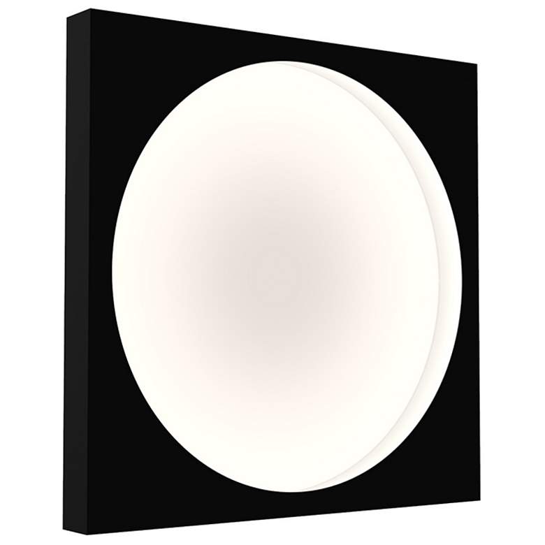 Image 1 Vuoto 20 inch LED Sconce - Satin Black - Satin Black